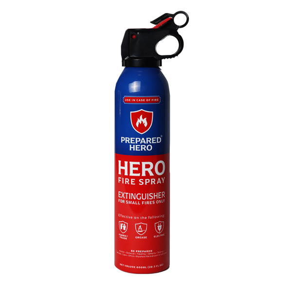 Prepared Hero Fire Spray Mini Fire Extinguisher