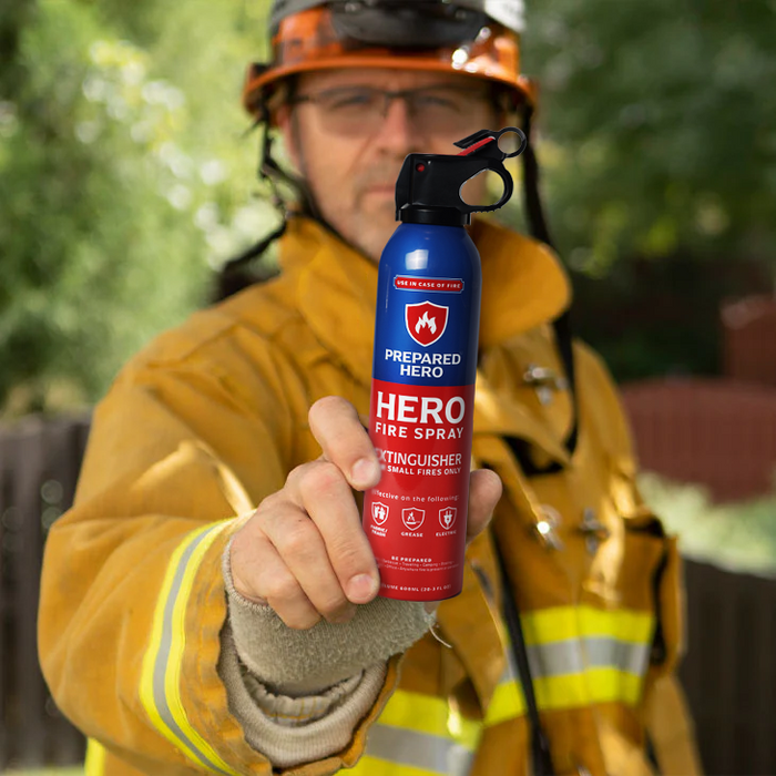 Prepared Hero Fire Spray Mini Fire Extinguisher