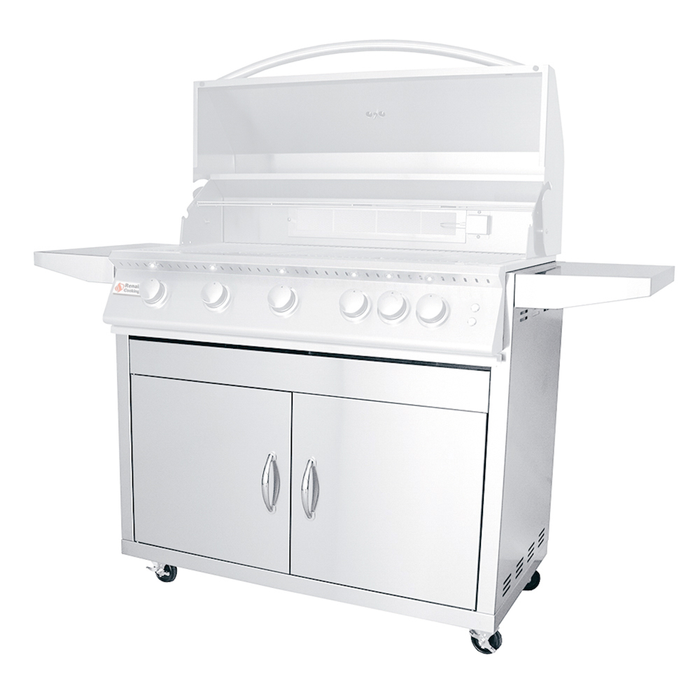 RCS Premier Series 40-Inch 5-Burner Built-In Natural Gas Grill With Rear Infrared Burner - RJC40A