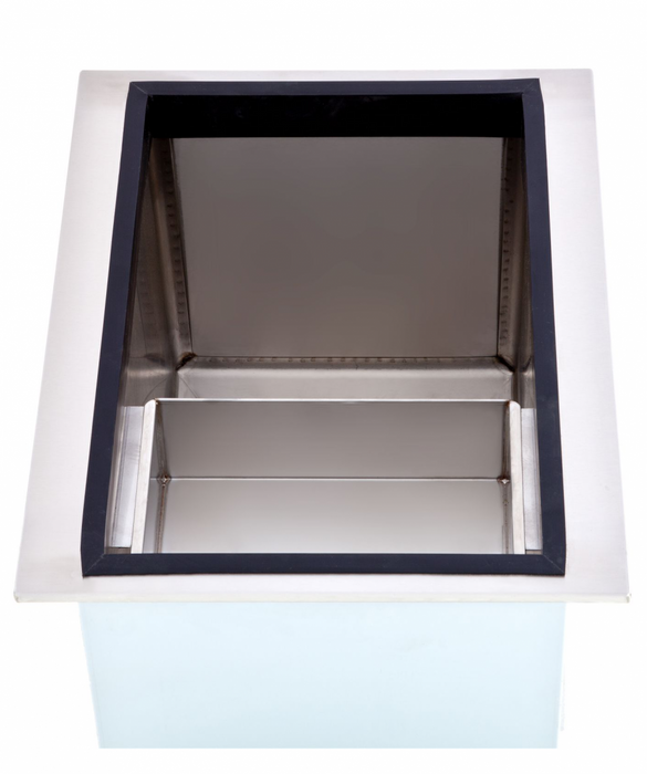 Lion Stainless Steel Drop-In Ice Bucket with Condiment Tray - L5312