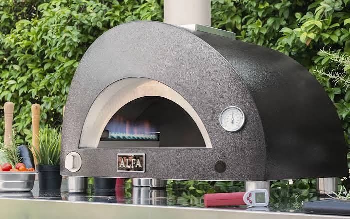 Alfa Moderno 1 Pizze Gas Pizza Oven - Anthracite Gray