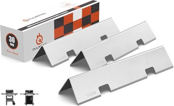 Weber Spirit 200 Series (Front Controls) Stainless Steel Flavorizer Bars - 3-Pack Aftermarket