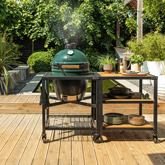 Large Big Green Egg in Modular Nest Package