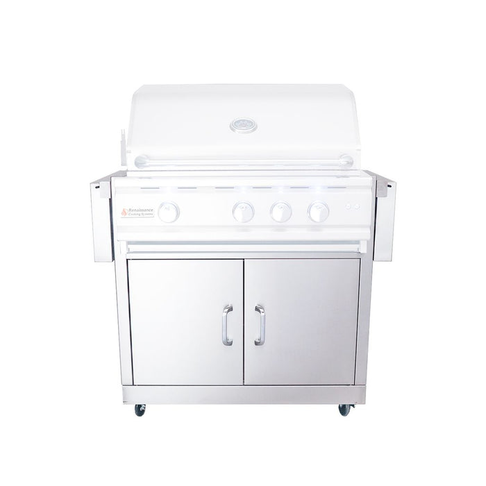 RCS Stainless Steel Grill Cart For 30-Inch RCS Grills - RONMC