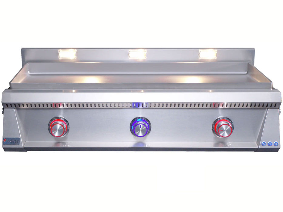 Le Griddle Pro Series 105 41-Inch 3-Burner Gas Griddle with Lights 6mm - OML105P6