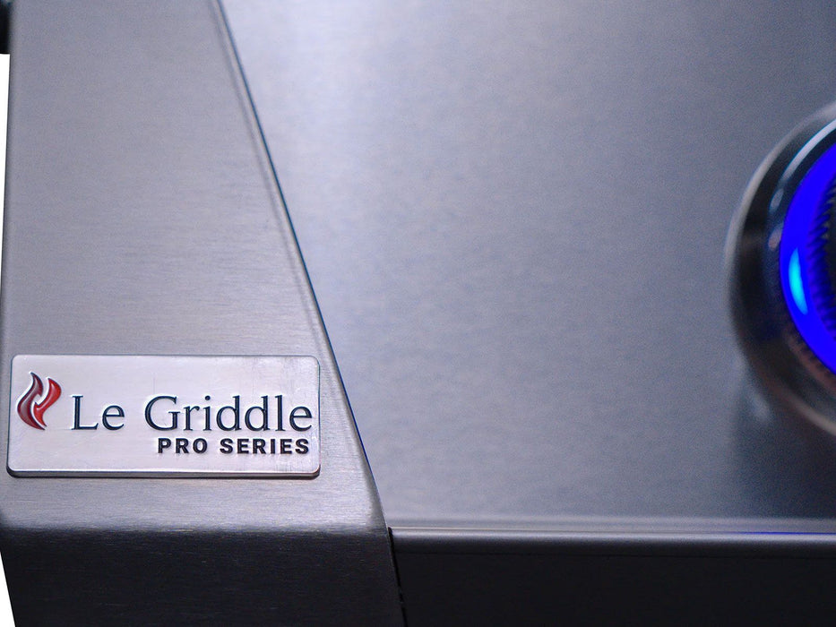 Le Griddle Pro Series 105 41-Inch 3-Burner Gas Griddle with Lights 3mm - OML105P3