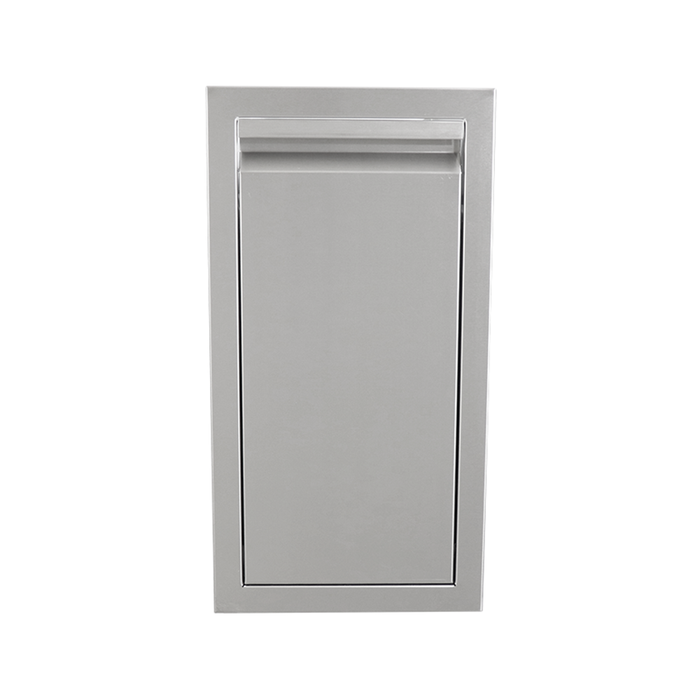 RCS Valiant Series 14-Inch Stainless Steel Narrow Roll-Out Trash Drawer - VTD4