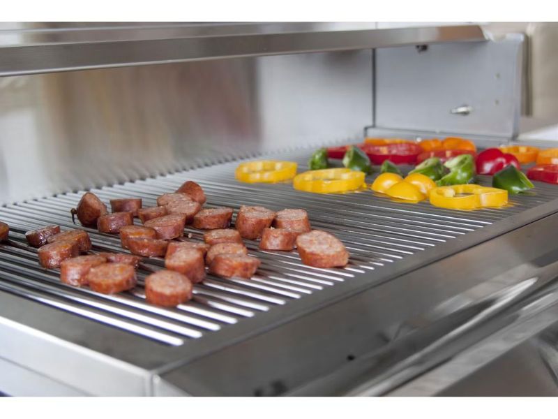 PGS T-Series Commercial 39-Inch Natural Gas Grill on Pedestal With Timer