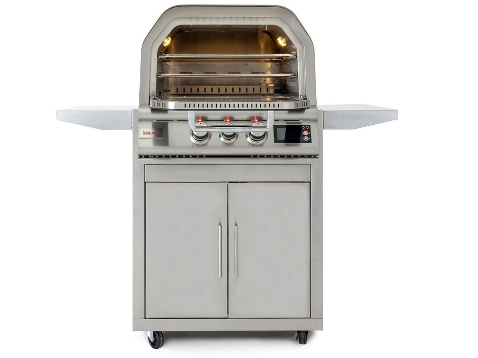 Blaze 26-Inch Freestanding Gas Outdoor Oven W/ Rotisserie & Cart - BLZ-26-PZOVN + BLZ-26-PZOVN-CART2