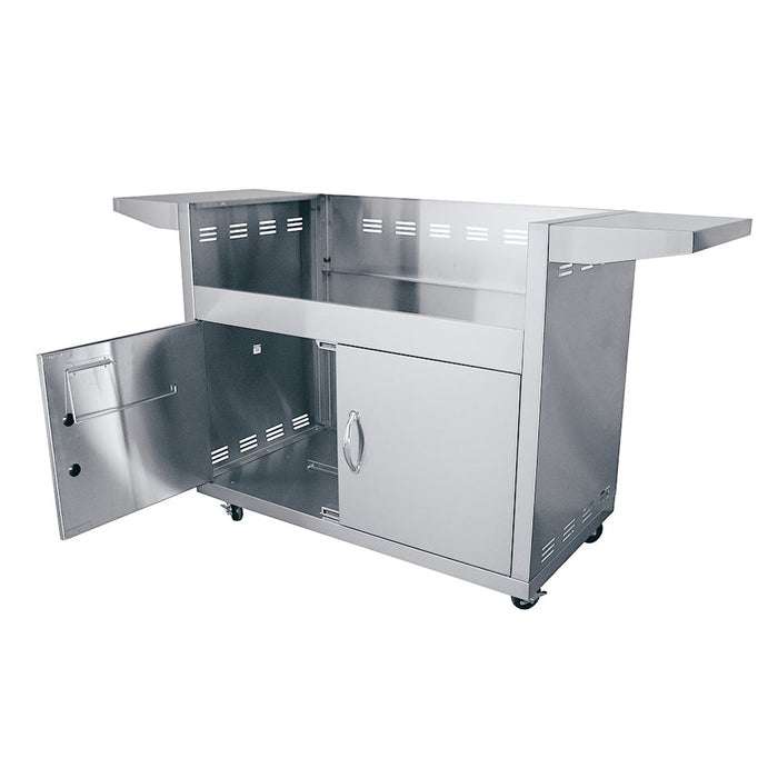 RCS Premier Series 40-Inch 5-Burner Built-In Natural Gas Grill With Rear Infrared Burner & Grill Lights - RJC40AL