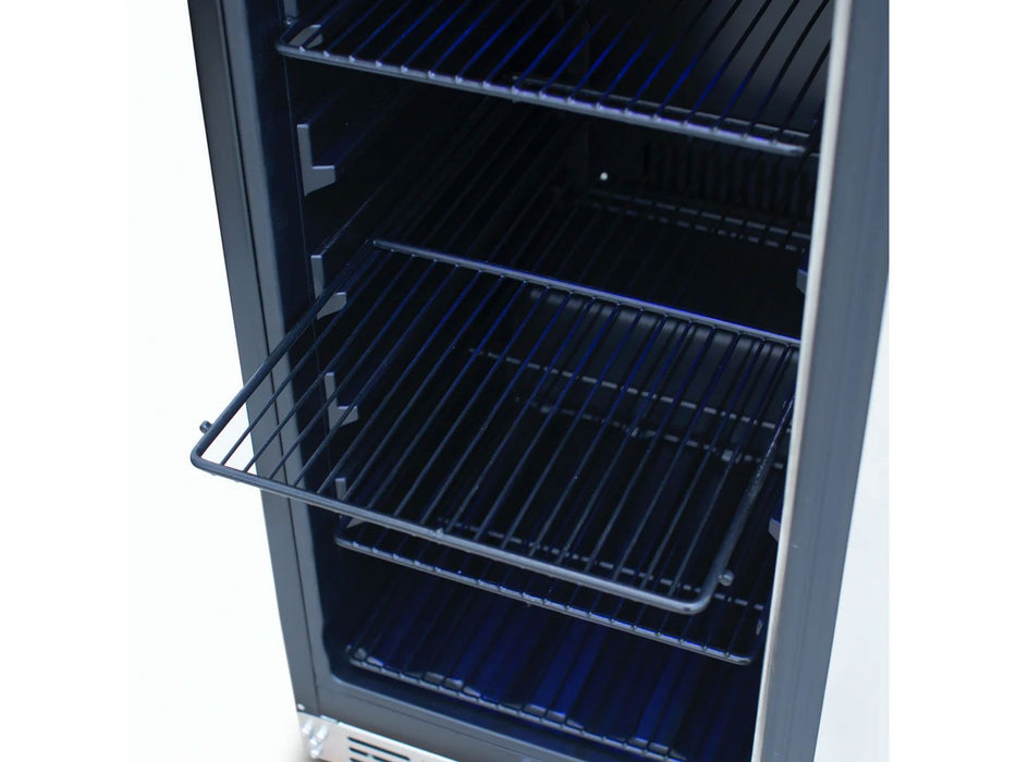 Summerset 15-Inch Outdoor Rated Fridge with Glass Door - RFR-15G