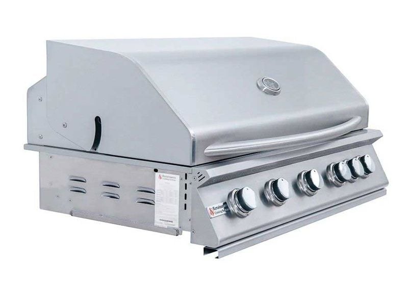 RCS Premier Series 40-Inch 5-Burner Built-In Gas Grill With Rear Infrared Burner - RJC40A