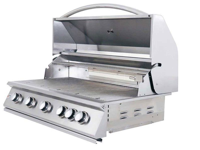 RCS Premier Series 40-Inch 5-Burner Built-In Gas Grill With Rear Infrared Burner - RJC40A