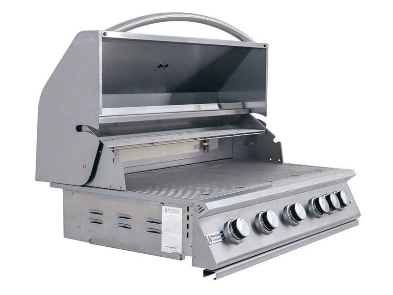 RCS Premier Series 40-Inch 5-Burner Built-In Gas Grill With Rear Infrared Burner - RJC40A