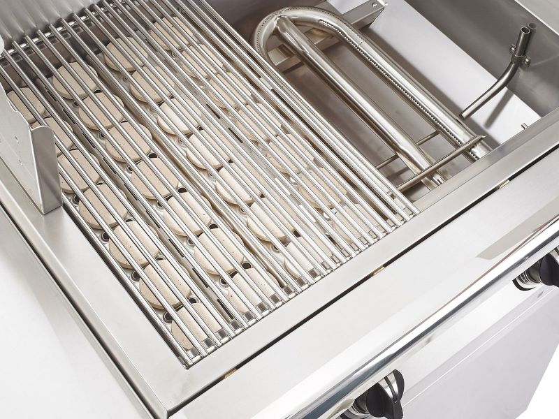 PGS T-Series Commercial 39-Inch Natural Gas Grill on Pedestal With Timer