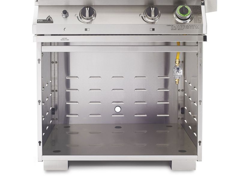 PGS T-Series Commercial 30-Inch Natural Gas Grill On Pedestal with Timer - S27TNG