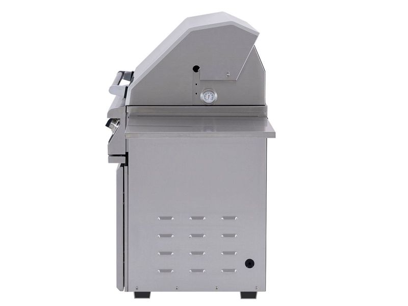 PGS T-Series Commercial 30-Inch Natural Gas Grill On Pedestal with Timer - S27TNG
