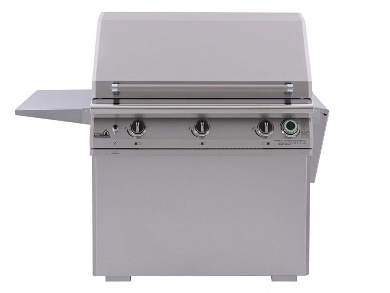 PGS T-Series Commercial 39-Inch Natural Gas Grill on Pedestal With Timer