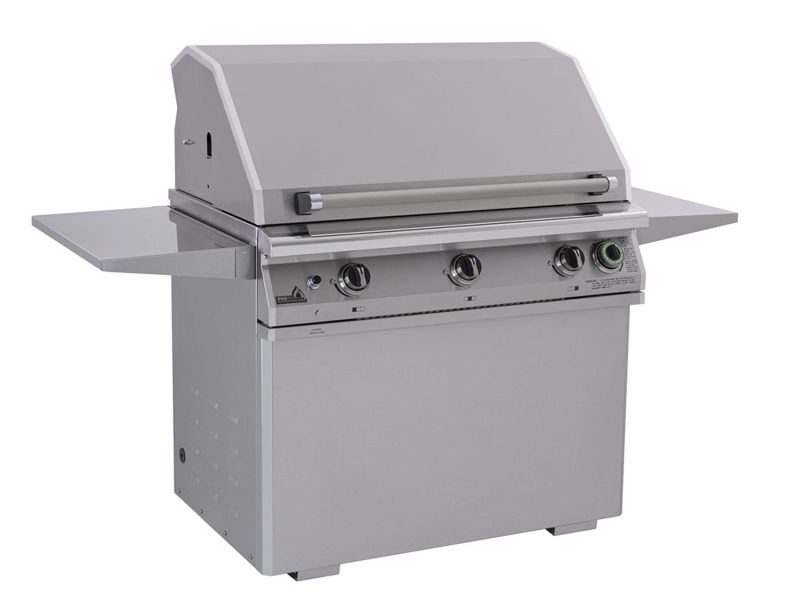 PGS T-Series Commercial 39-Inch Natural Gas Grill on Pedestal With Timer