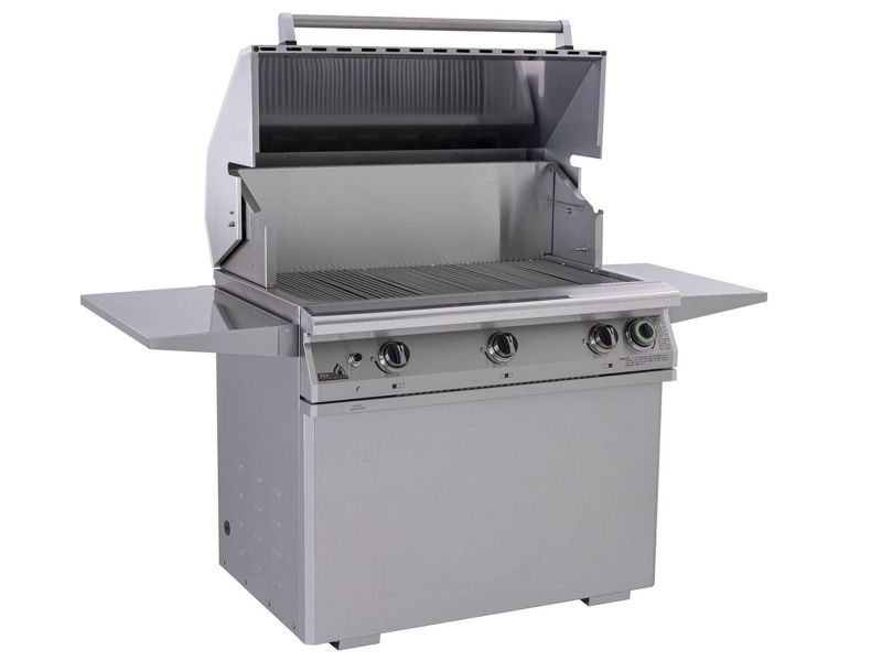 PGS T-Series Commercial 39-Inch Natural Gas Grill on Pedestal With Timer