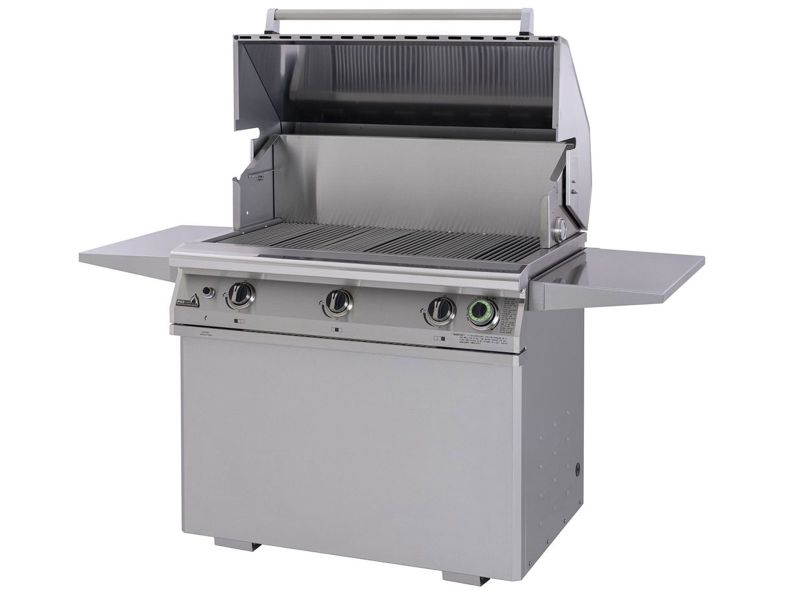 PGS T-Series Commercial 39-Inch Natural Gas Grill on Pedestal With Timer