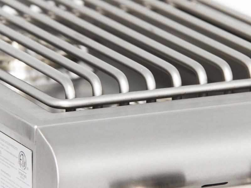 Blaze LTE+ Built-In Gas Stainless Steel Double Side Burner With Lid - BLZ-SB2-LTE3