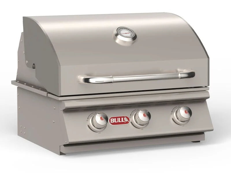 Bull Steer Premium 25-Inch 3-Burner Built-In Gas Grill