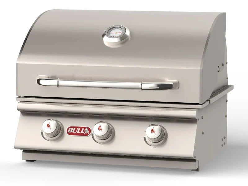 Bull Steer Premium 25-Inch 3-Burner Built-In Gas Grill