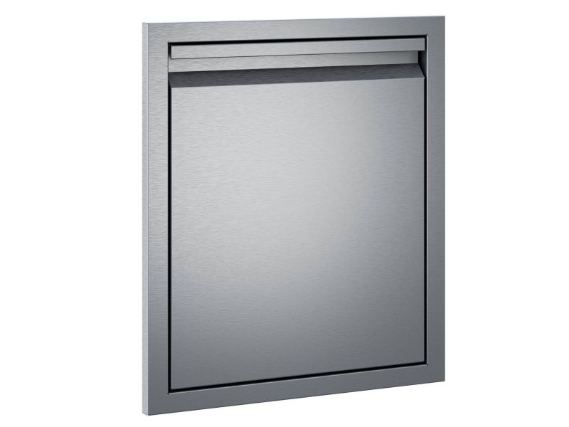 Twin Eagles 18-Inch Left-Hinged Stainless Steel Single Access Door with Soft-Close
