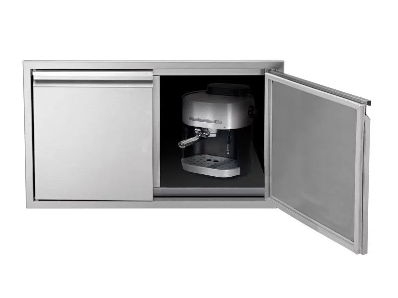 Twin Eagles 36 x 21-Inch Low Profile Sealed Stainless Steel Dry Storage Pantry