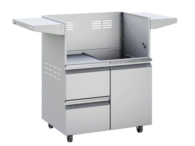 Twin Eagles 30-Inch 2-Burner Gas Grill with Infrared Rotisserie Burner On Deluxe Cart