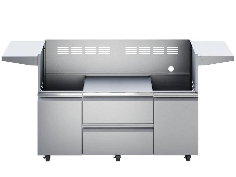 Twin Eagles Grill Cart For 54-Inch Gas Grill With Two Storage Drawers & Two Access Doors