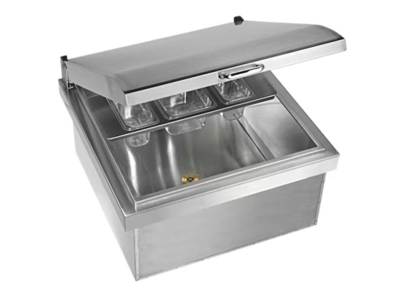 Twin Eagles 24-Inch Drop-In Stainless Steel Ice Bin Cooler