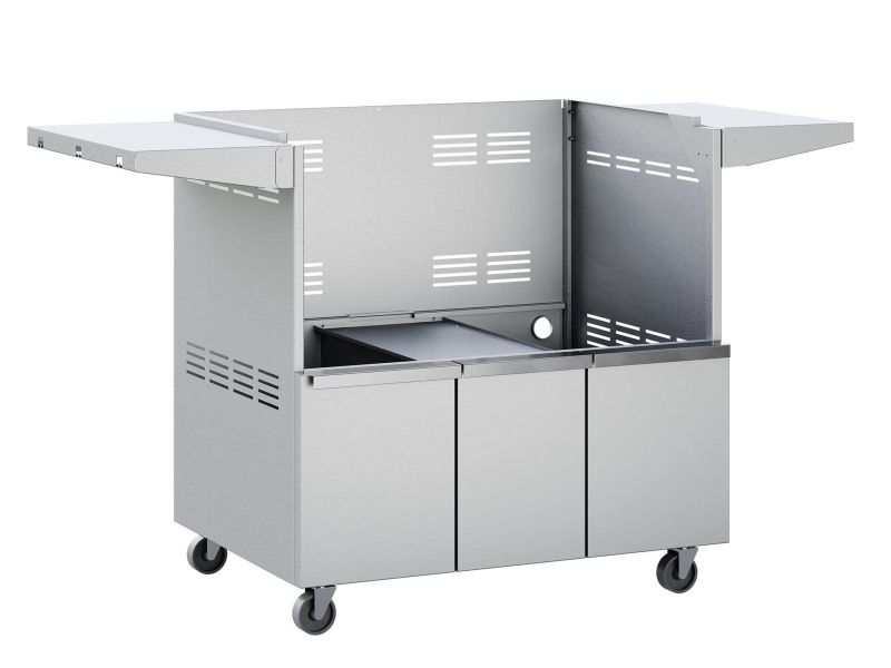 Twin Eagles Grill Cart For 36-Inch Pellet Grill With Two Storage Doors & One Pellet Storage Drawer