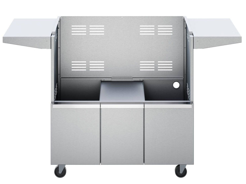 Twin Eagles Grill Cart For 36-Inch Pellet Grill With Two Storage Doors & One Pellet Storage Drawer