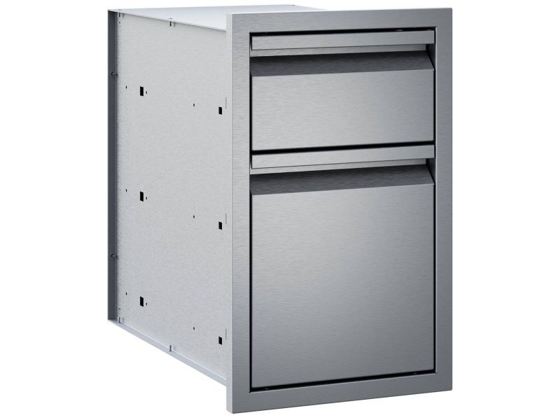 Twin Eagles 13-Inch Stainless Steel Double Access Drawer