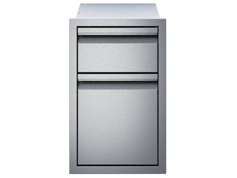 Twin Eagles 13-Inch Stainless Steel Double Access Drawer