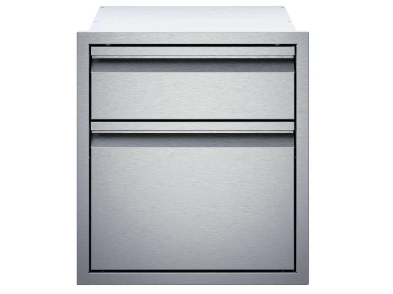 Twin Eagles 19-Inch Stainless Steel Double Access Drawer