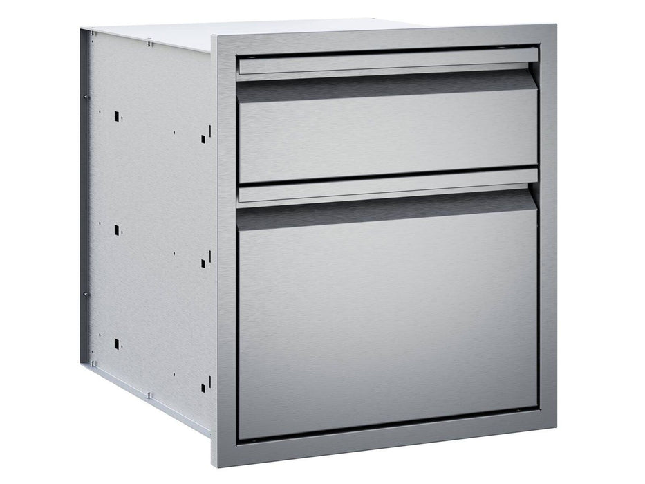 Twin Eagles 19-Inch Stainless Steel Double Access Drawer