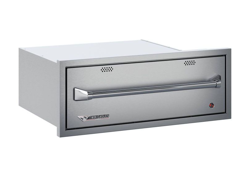 Twin Eagles 30-Inch Built-In 120V Electric Outdoor Warming Drawer