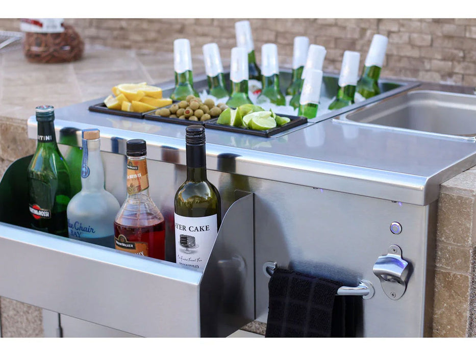 Summerset 30-Inch Beverage & Prep Station with LED Lights - BC-30L