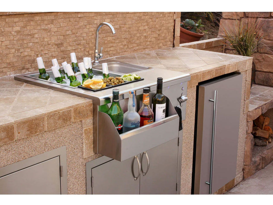 Summerset 30-Inch Beverage & Prep Station with LED Lights - BC-30L