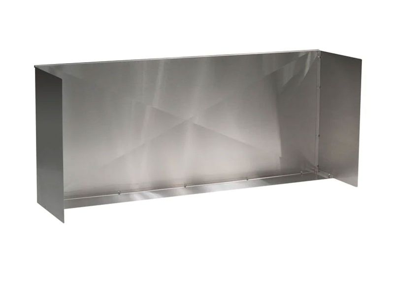 TrueFlame 48-Inch Stainless Steel Wind Guard - Fits 36-44" Grills