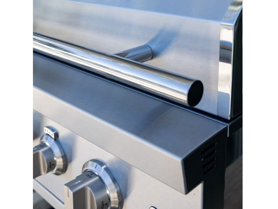 Summerset TRL Pro 40-Inch 4 Burner Built-In Gas Grill With Rear Infrared Burner and Rotisserie Kit - TRLPRO40