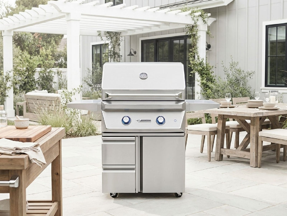 Twin Eagles 30-Inch 2-Burner Gas Grill On Deluxe Cart