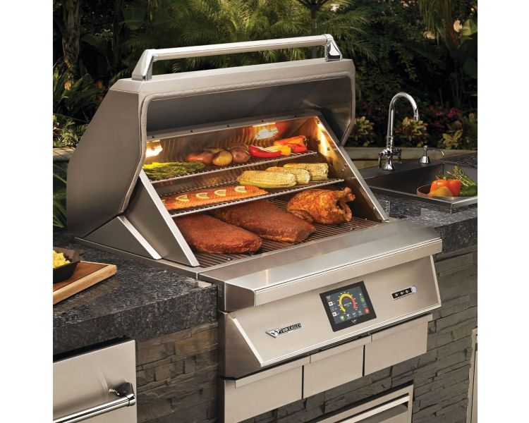 Twin Eagles Wi-Fi Controlled 36-Inch Built-In Stainless Steel Pellet Grill and Smoker