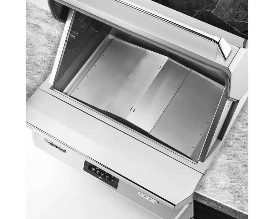 Twin Eagles Wi-Fi Controlled 36-Inch Stainless Steel Pellet Grill and Smoker with Rotisserie On Deluxe Cart