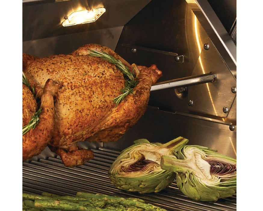 Twin Eagles Wi-Fi Controlled 36-Inch Built-In Stainless Steel Pellet Grill and Smoker with Rotisserie