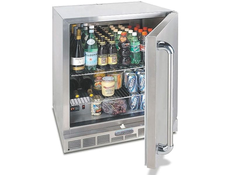 Alfresco 28-Inch 7.2 Cu. Ft. Outdoor Rated Compact Refrigerator & Kegerator - URS-1XE