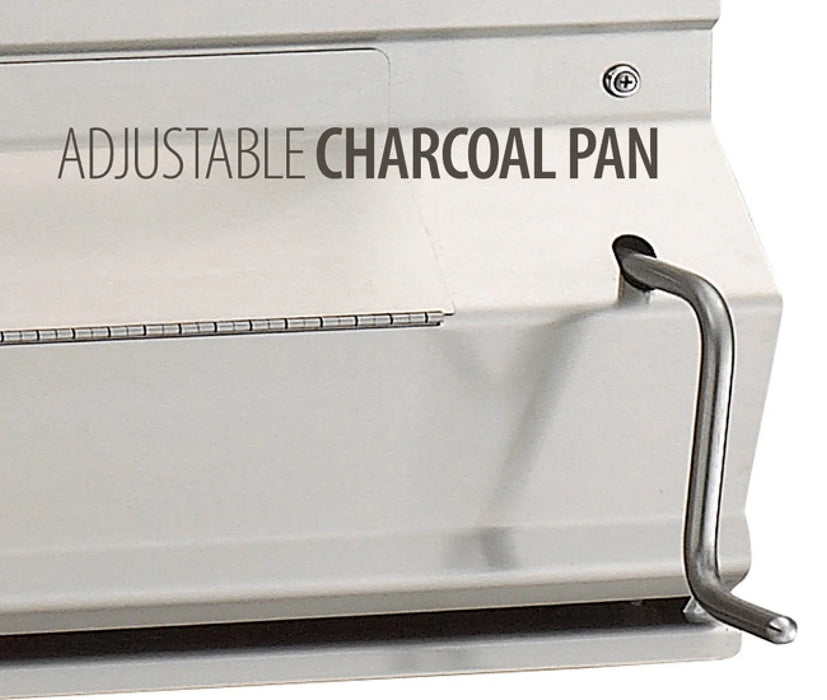 Fire Magic Aurora A830I 46-Inch Built-In Natural Gas & Charcoal Combo Grill With Rotisserie And Analog Thermometer - A830I-8EA-CB